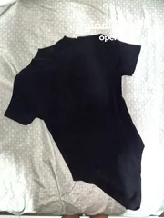  7 Women’s Classic Black Crew Neck T-Shirt
