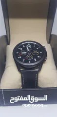  7 SMART WATCH SAMSUNG GALAXY WATCH 3 . SIZE 45 WITH BLACK LEATHER BAND
