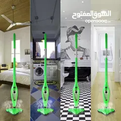  1 ممسحه بخاريه مكنسه steam mopX12 تنظيف بالبخار كوي و تعقيم جهاز البخار جهاز بخار للتنظيف و التعقيم