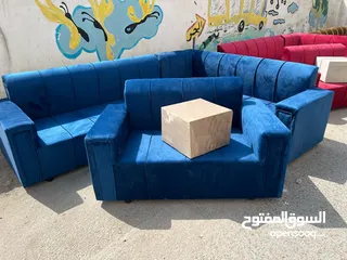  24 جددنا العرض لآخر الاسبوع على طقم الكنب  خشب قيراط ولاتيه قماش ووتر بروف  كفاله 3سنوات خطيه  السعر 11