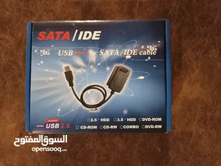  1 تحويلة USB الى SATA/IDE