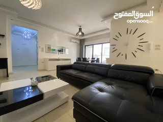  6 شقة فخمة مفروشة كامل للإيجار-طابق ثاني-110م-الصويفية- 3 دقايق من Swefieh village