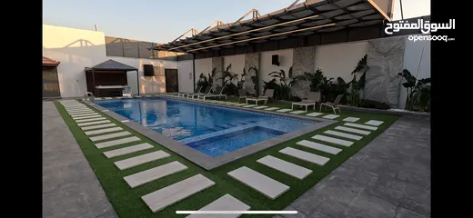  14 فيلا / شاليه / مزرعة للايجار / البحر الميت / 3 غرف نوم / مسبح خاص / جاكوزي / اماكن للشواء