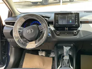  12 كورولا كحلي مميزه 2021 بطاريه ليثيوم فحص كامل للبيع كاش او اقساط