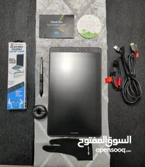  1 HUION KAMVAS 13 Graphics Drawing Tablet Tilt Battery-free Pen Android Support