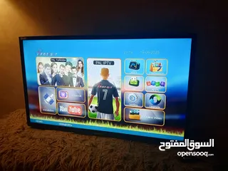  2 شاشة اي فيو حجم 40 انش ( مش سمارت ) بحالة ممتازة مع حمالة الحائط والريموت بسعر 70د موجودة في بيت بعم