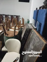  3 كراسي وطاولات مقهى للبيع