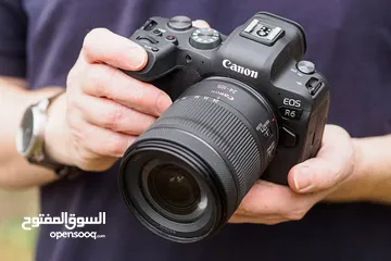  10 Canon R6 بحالك الوكالة مع عدستين