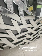  2 مرايا كبيره للمداخل او الصالونات من ميداس الارتفاع 120 سم والعرض 120 سم