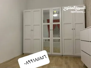  23 خزائن ملابس خشب لامنيت 18م الون حسب الطلب عرض خاص على جميع اعمالنا معاينه قبل الاستلام