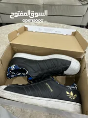  4 adidas SUPERSTAR black and blue