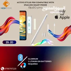  3 قلم للايباد والتابلت شحن يو اس بي STYLUS PEN JT18-P FOR TABLETS & IPAD