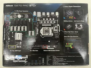  2 Motherboard ASRock Q270 ProBTC+, 13 GPU