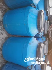  4 براميل بلاستك