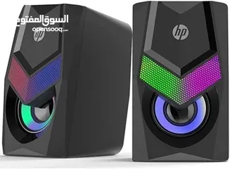  4 مكبر صوت سلكي(HP SPEAKER RGB H6000)