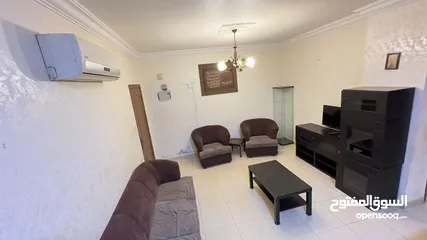  22 شقة ارضية مفروشة مجهزة بالكامل لراحتك  للايجار في ابو نصير قرب  الاسواق