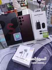  1 جهاز  فل نظافه s22 الترا 256g 20ram شرق اوسط كامل اغراضو والكرتونه