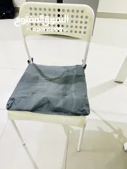  1 6 Ikea chairs for sale with cushion
