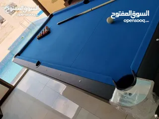  1 طاولة بلياردو خشب مقاس 8 قدم 240 سم ثقيل وزن عالي