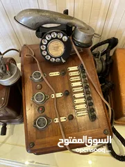  2 هاتف كرنك فرنسي موديل 1910 طومسون هيوستن باريس 1938  نادر جدا