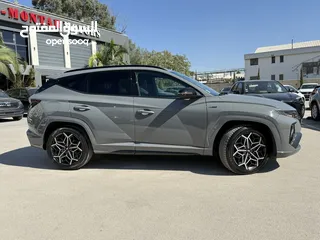  6 هونداي توسان NLine ترخيص 2022 محرك 1600 هايبرد plug in/يقطع على الشحنه 65 كيلو متر
