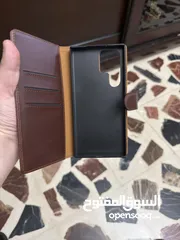  5 حافظة محفظة قابلة للفصل من PULOKA لهاتف Galaxy S23 Ultra – جلد بني فاخر