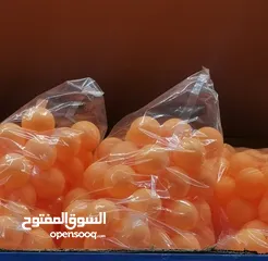  3 كرات تنس طاولة لون اورانج  متوفر خدمة التوصيل لجميع المحافظات