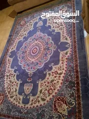  3 سجاد ازرق اللون مبطن ليكون ضد الانزلاق