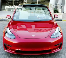  8 تيسلا 2022 model 3 فحص كامل 4 جــيـــد بدون ملاحظات غرفة جلد ابيض لون مميز بحالة الوكالة بسعر لقطة