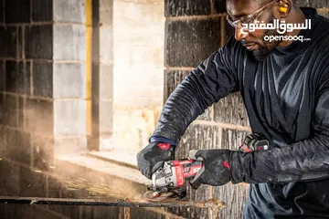  2 مطرقة + مفك براغي + مطحنة + مثقاب لاسلكي متذبذب