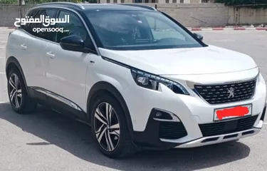  1 جيب بيجو 3008 جي تي لاين ماطور 2000 ديزل فل اوبشينز لون ابيض بحالة ممتازة للبيع