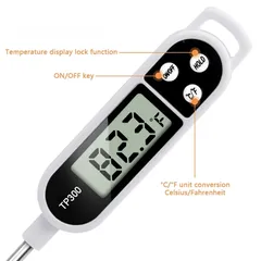  6 ميزان قياس حرارة الطعام و المشروبات و السوائل جهاز Thermometer لقياس درجه الحراره طعام ثيرموميتر