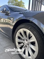  2 Tesla Model S 2018 75D , charcoal metallic color  سيارة تسلا موديل S للبيع مميزه جدا