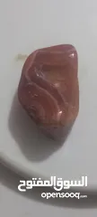  3 حجر عقيق يماني حر خام