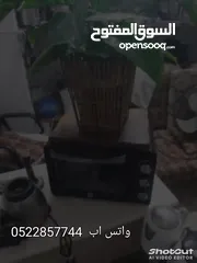  6 فرن كهربائي لتسخين والشوي