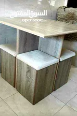  3 طاولات مطابخ خشب