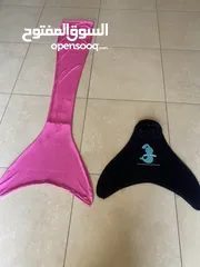  1 Mermaid tail pink for girls 7 y