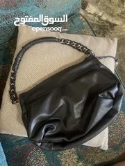  2 Original Trendy Bebe feux leather  shoulder bag - used شنطة يد / كتف عملية جلد طبيعي ماركة Bebe