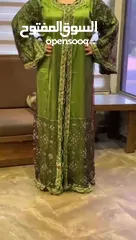  2 قفطان مغربي أصلي حرق اسعار بتطريز فاخر قطعتين شغل يدوي