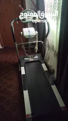  2 جهاز لياقه جري ممتاز بحال الوكاله جدا جهاز معدة