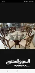  1 طاولة سفرة 6كراسي