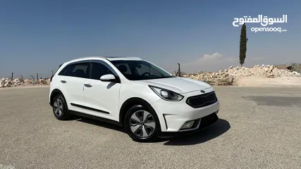  15 كيا نيرو هايبرد موديل 2018 وارد كوريا كلين تايتل فحص كامل.  Kia Niro hybrid 2018 Korean spec.