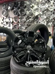  2 /:- جنط تويوتا  /:- اصلي بحالة الوكالة   /:- قياس: “18”.