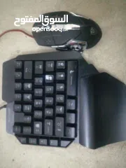  1 كيبورد وت ماوس مستعمل RGB