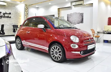  3 Fiat 500 ( 2019 Model ) in Red Color GCC Specs