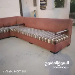  5 كورنر تفصيل 11 مقعد خشب سويد وايادي زان