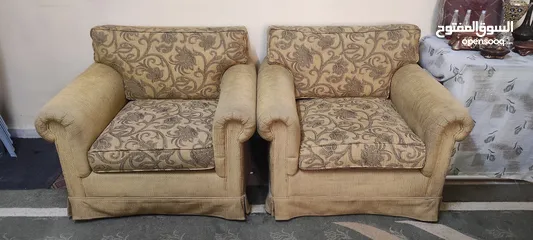  1 طقم كنب أمريكي و طقم طربيزات مستعمل