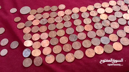  2 عملات أوربي +ربع دولار امريكي