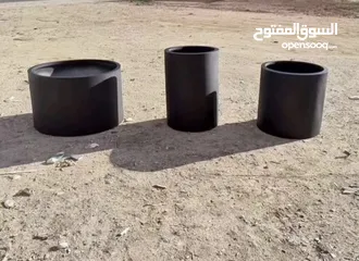  9 قواوير فايبر جلاس بشكل عصري أنيق #قواوير فايبر جلاس  #نباتات زينة ومثمر داخلي وخارجي  #إشراف مهندسين