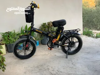  7 بسم الله موجود بسكليت كهربا عجل عريض جنط مغنيسيوم بسكليت نضيف وحالتو جديده مستعمل مش مهيون بطاريه 48